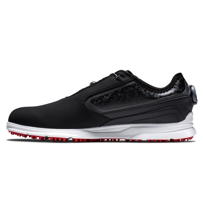 Zapatos Golf Sin Pinchos Footjoy Superlites Xp Boa Hombre Negras | ILYQJZG-79