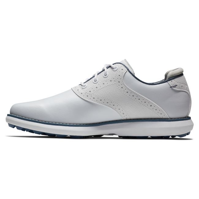 Zapatos Golf Sin Pinchos Footjoy Traditions Mujer Blancas | BDSNFCI-57