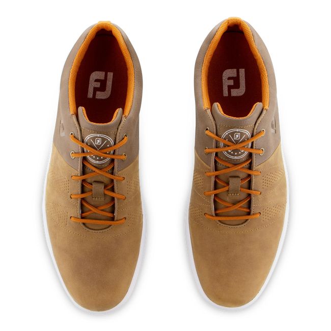 Zapatos de Golf Footjoy Contour Casuales Hombre Marrones | ZJYLUAG-47