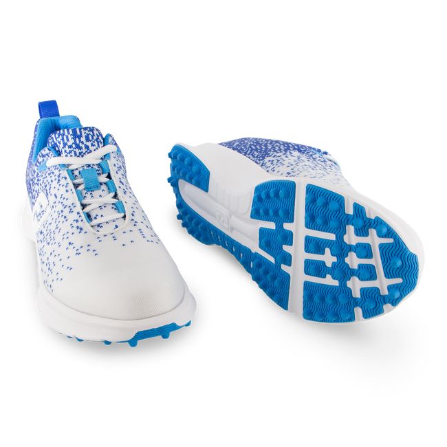 Zapatos de Golf Footjoy Fj Leisure Mujer Blancas Azules | CDFURAP-24