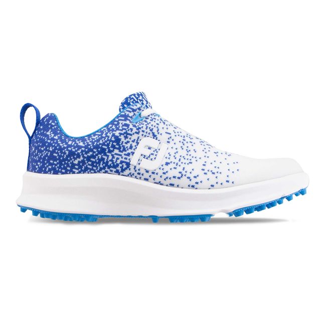 Zapatos de Golf Footjoy Fj Leisure Mujer Blancas Azules | CDFURAP-24