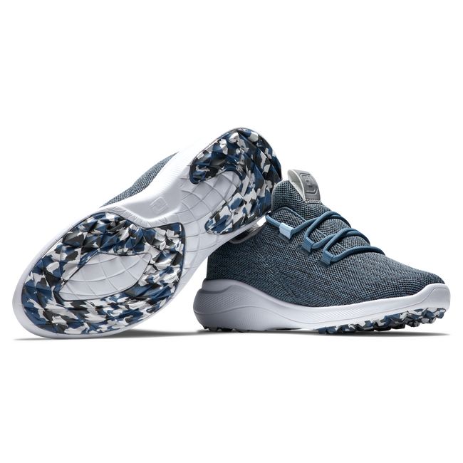 Zapatos de Golf Footjoy Flex Coastal Mujer Azul Marino | ZBHLPNQ-03