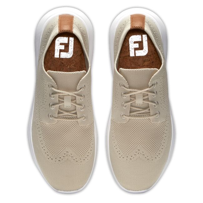 Zapatos de Golf Footjoy Flex Le2 Mujer Beige | BSAXEYD-37