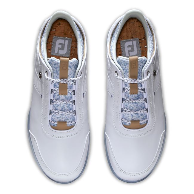 Zapatos de Golf Footjoy Stratos Mujer Blancas | CLAWYQB-02